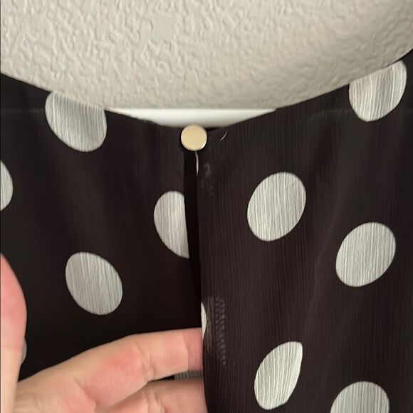 Tommy Hilfiger pilha Dot Sleeveless Kids Dress - Black and White new no tags - Picture 8 of 12